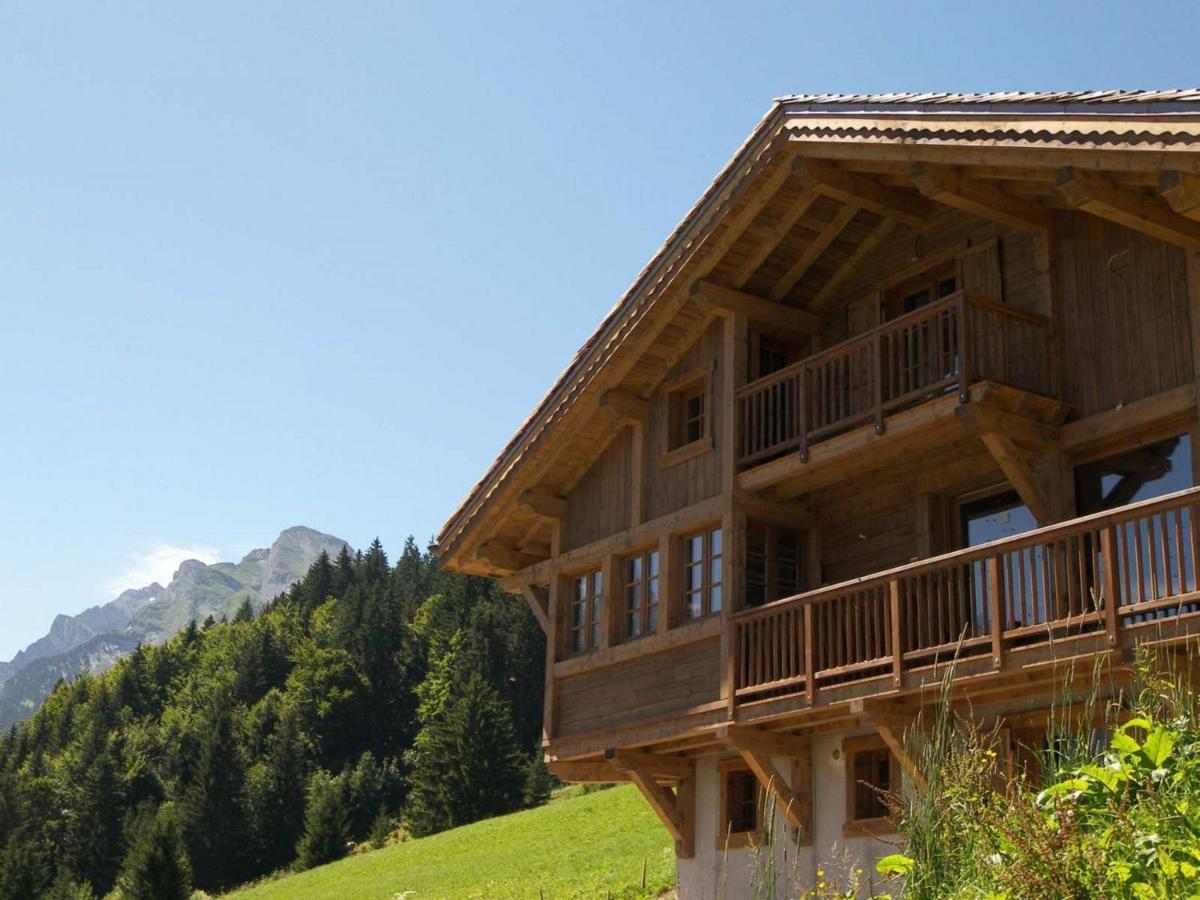 Chalet Pour 8 Avec Cheminee, Proche Des Pistes, Wifi, Garage, Non Fumeur - Fr-1-304-110 La Clusaz Buitenkant foto