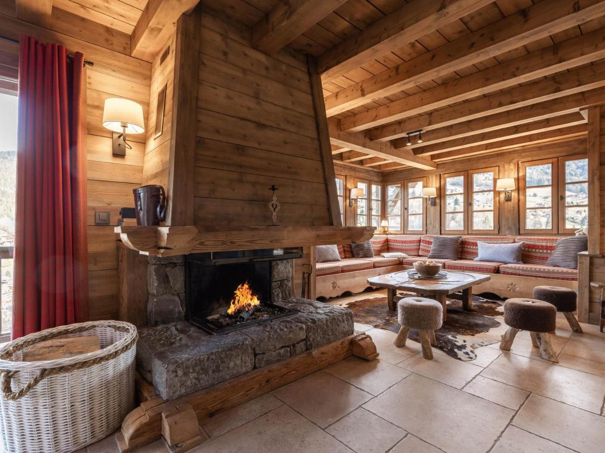 Chalet Pour 8 Avec Cheminee, Proche Des Pistes, Wifi, Garage, Non Fumeur - Fr-1-304-110 La Clusaz Buitenkant foto